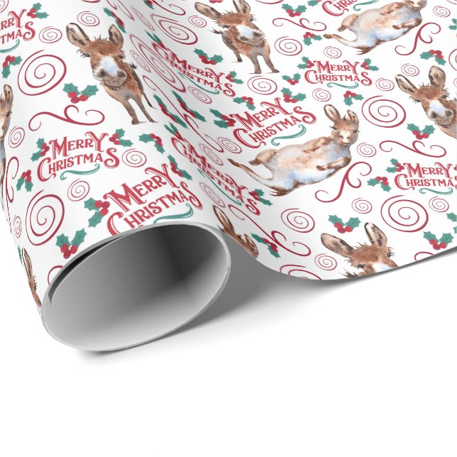 Papel de relleno para Navidades de burro (Esquina del rollo)