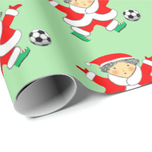 Papel de relleno para Navidades de fútbol