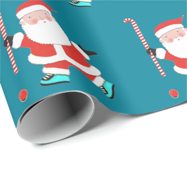 Papel de relleno para Navidades de hockey sobre hi (Esquina del rollo)