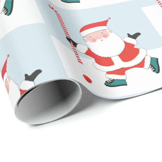 Papel de relleno para Navidades de hockey sobre hi (Esquina del rollo)