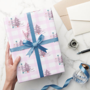 Papel de relleno para Navidades de ingles rosados