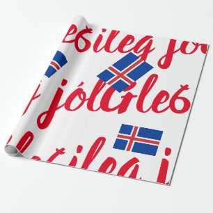 Papel de relleno para Navidades de Islandia