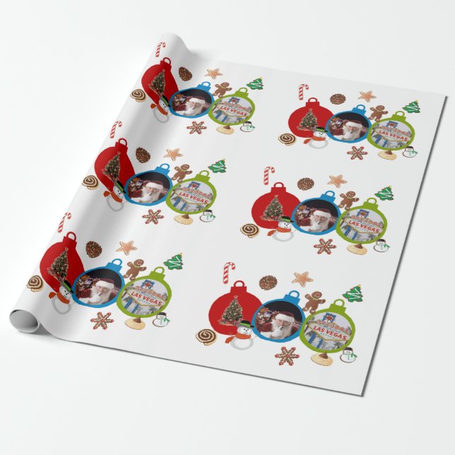 Papel de relleno para Navidades de Las Vegas (Desenrollado)