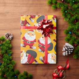 Papel de relleno para Navidades de Santa Claus