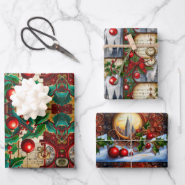 Papel de relleno para Navidades inspirados en la e