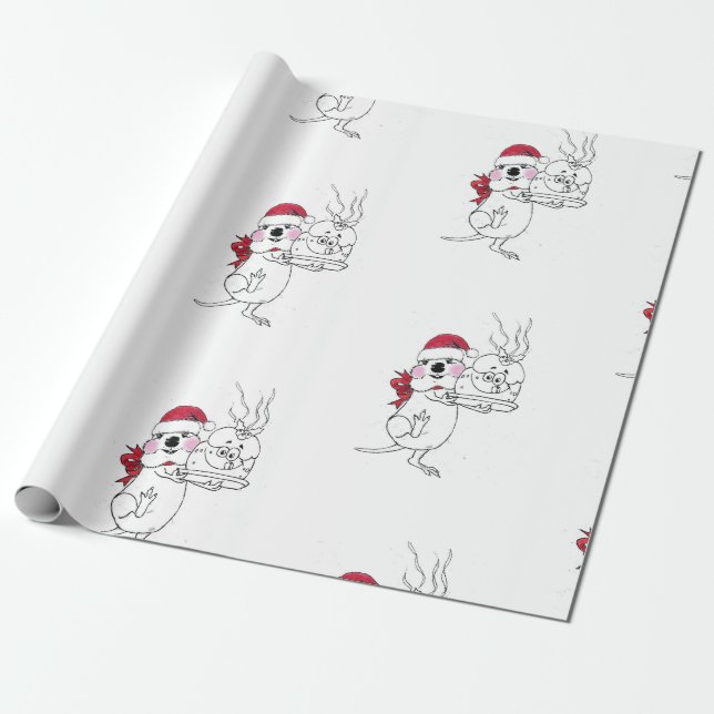 PAPEL DE ROTTO ROXIE ENVÍO A NAVIDADES (Desenrollado)