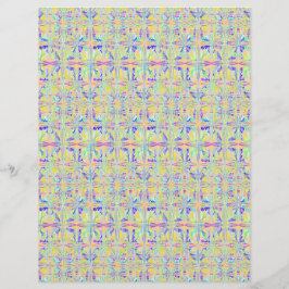 Papel de Scrapbook Abstracto de Pascua en Pastel