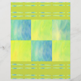 Papel de Scrapbook Baldosas Cielos Verdes Página 2