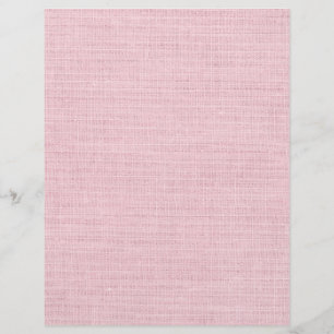 Papel de Scrapbook con Impresión de Arpillera Rosa