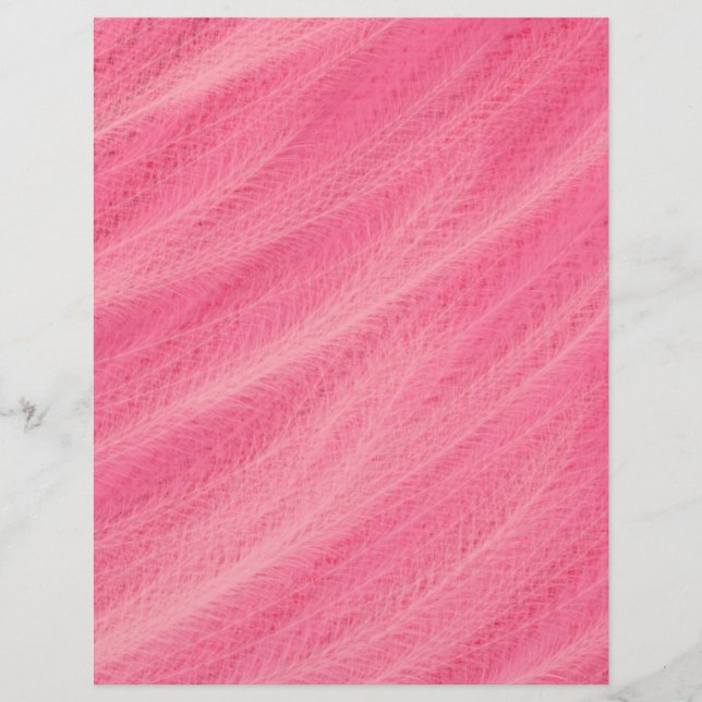 Papel de Scrapbook de Campos de Trigo Rosa en Gran (Frente)