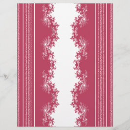 Papel de Scrapbook de Fractal de Menta de Navidad