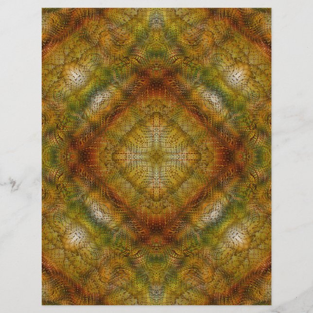 Papel de Scrapbook de Páginas a Granel Jardín Sere (Frente)