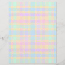 Papel de Scrapbook de Plaid Pastel de Pascua a Gra