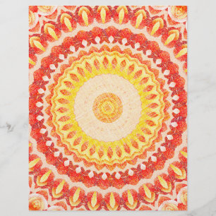 Papel de Scrapbook ET Kaleidoscope en Hoja a Grane