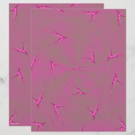 Papel de Scrapbook Hombre Ginseng Rosa Página 2 Ca