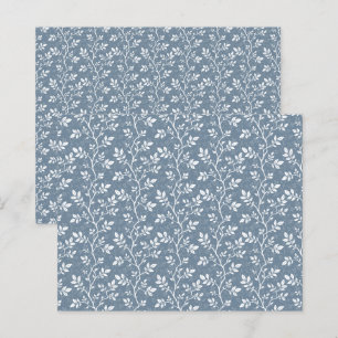 Papel de Scrapbook Ramas de Hojas Trepadoras Polvo