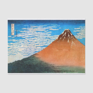 Papel De Seda 晴 風 凱 (赤 富 士), ・ Red Mount Fuji, Hokusai, Ukiyo-e