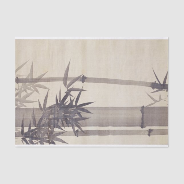 Papel De Seda 竹, 其一 Bamboo, Kiitsu, Japanese Art (Anverso)