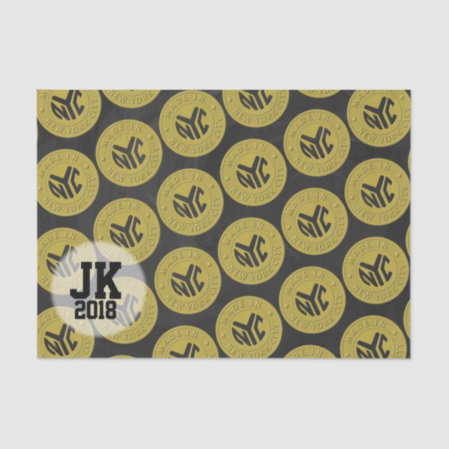 Papel De Seda 03 de 12 Classic New York Fiesta (Anverso)