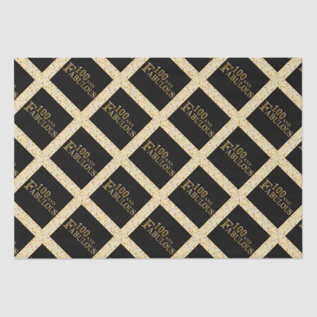 Papel De Seda 100 cumpleaños (Anverso)