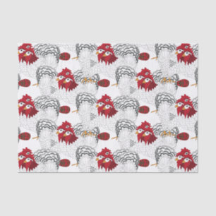 Papel De Seda 12 días de navidad 3 gallinas francesas