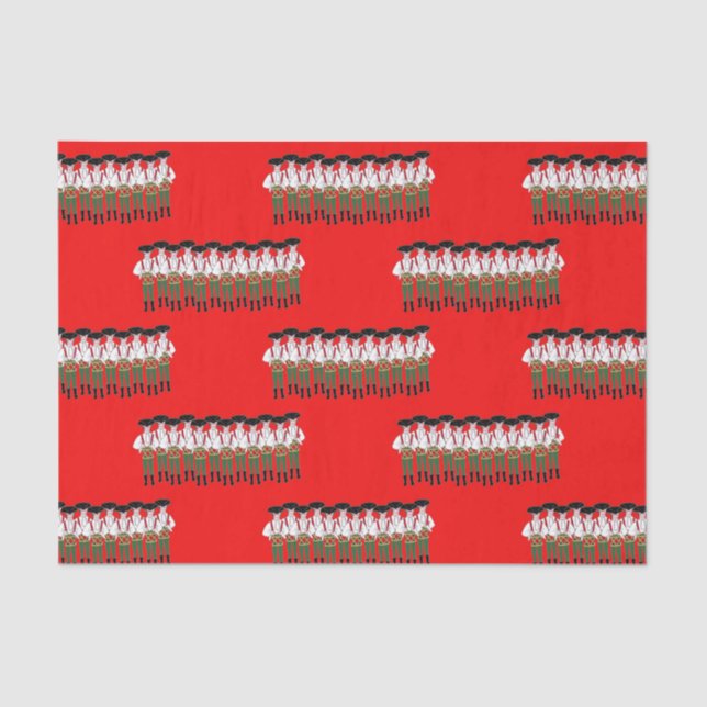 Papel De Seda 12 días de Navidades 12 tambores (Anverso)