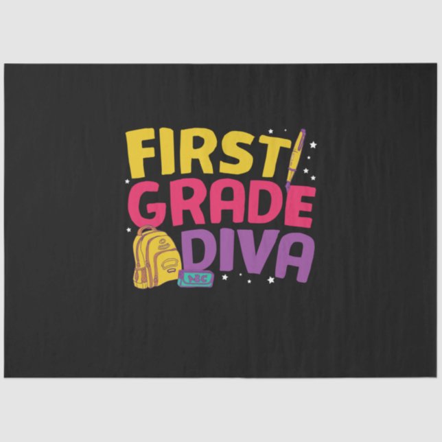 Papel De Seda 1.ᵉʳ Grado Diva (Anverso)