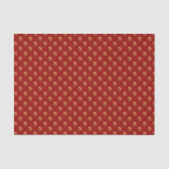 Papel De Seda 2023 Efecto grabado en relieve del año del conejo  (Anverso)