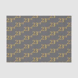 Papel De Seda 23ro (vigésimo tercero) acontecimiento del oro