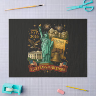 Papel De Seda 250 años de libertad estadounidense