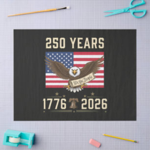 Papel De Seda 250 años de patrimonio americano 1776 2026