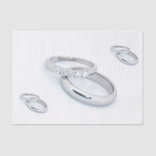 Papel De Seda 25° Aniversario del Boda de Plata