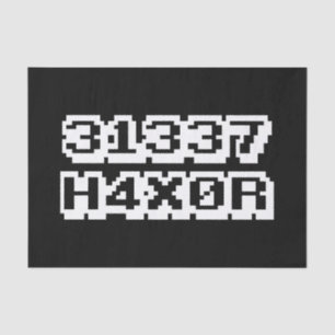 PAPEL DE SEDA 31337 H4X0R