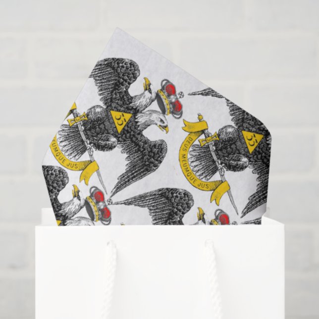 Papel De Seda 33° Northern Scottish Rite (Bolsa de regalo)