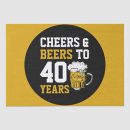 Papel De Seda 40 años de vigilia y cerveza a 40 años