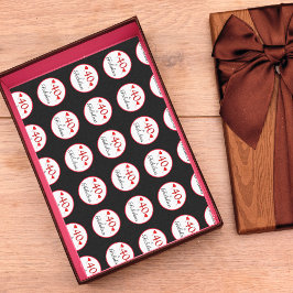 Papel De Seda 40 y fabulosos corazones 40 cumpleaños negro