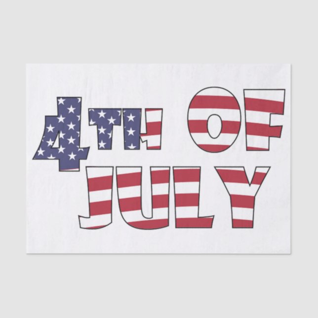 PAPEL DE SEDA 4 DE JULIO (Anverso)