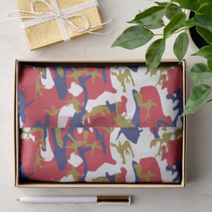 Papel De Seda 4 de julio, Día de la Independencia, Camuflaje Dor