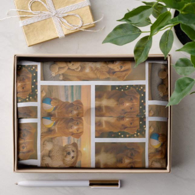 Papel De Seda 4 Personalized Photo Collage (Regalo )