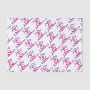 Papel De Seda 50 y 50.o cumpleaños fabuloso