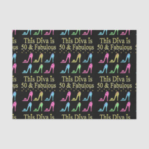 PAPEL DE SEDA 50 Y FABULOSA REINA DE ZAPATOS
