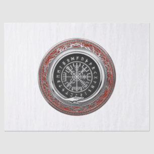 Papel De Seda [510] Vegvisir - Viking Silver Magic Runic Compass