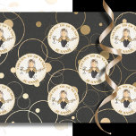 Papel De Seda 60.º cumpleaños Funny Fab Black Gold Birthday<br><div class="desc">¿Alguien especial cumple 60 años y es muy querido para ti? ¡Este papel de tejido hará que tu regalo sea extra especial para su gran día! Personalizar con su nombre o incluso cambiar el año ...  Salud!</div>