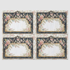 Papel De Seda 6 hermosos papeles de seda ornamentados vintage