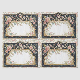Papel De Seda 6 hermosos papeles de seda ornamentados vintage