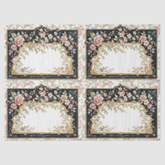 Papel De Seda 6 hermosos papeles de seda ornamentados vintage