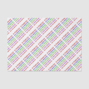 Papel De Seda 70.º Día de los Hitos