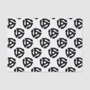 Papel De Seda 7 pulgadas adaptador de vinilo de 45 rpm inserte l