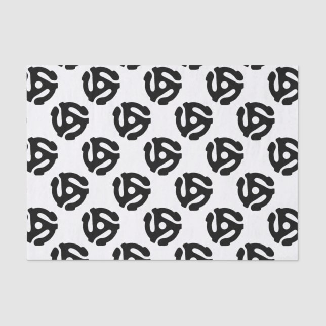 Papel De Seda 7 pulgadas adaptador de vinilo de 45 rpm inserte l (Anverso)