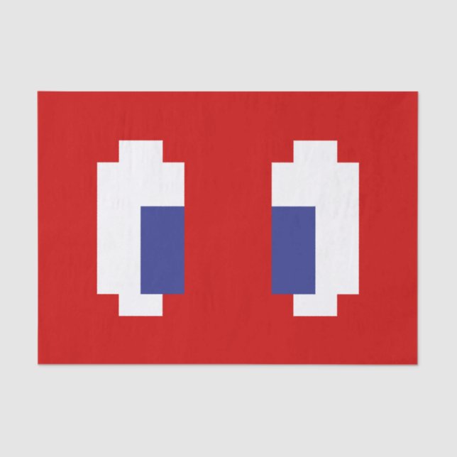 Papel De Seda 8 bits Pixel Manga Eyes (Anverso)